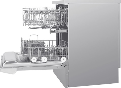 Фронтальная посудомоечная машина с термодезинфекцией SMEG SWT260X-1 - Изображение 2