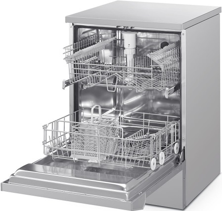 Фронтальная посудомоечная машина с термодезинфекцией SMEG SWT260X-1 - Изображение 3