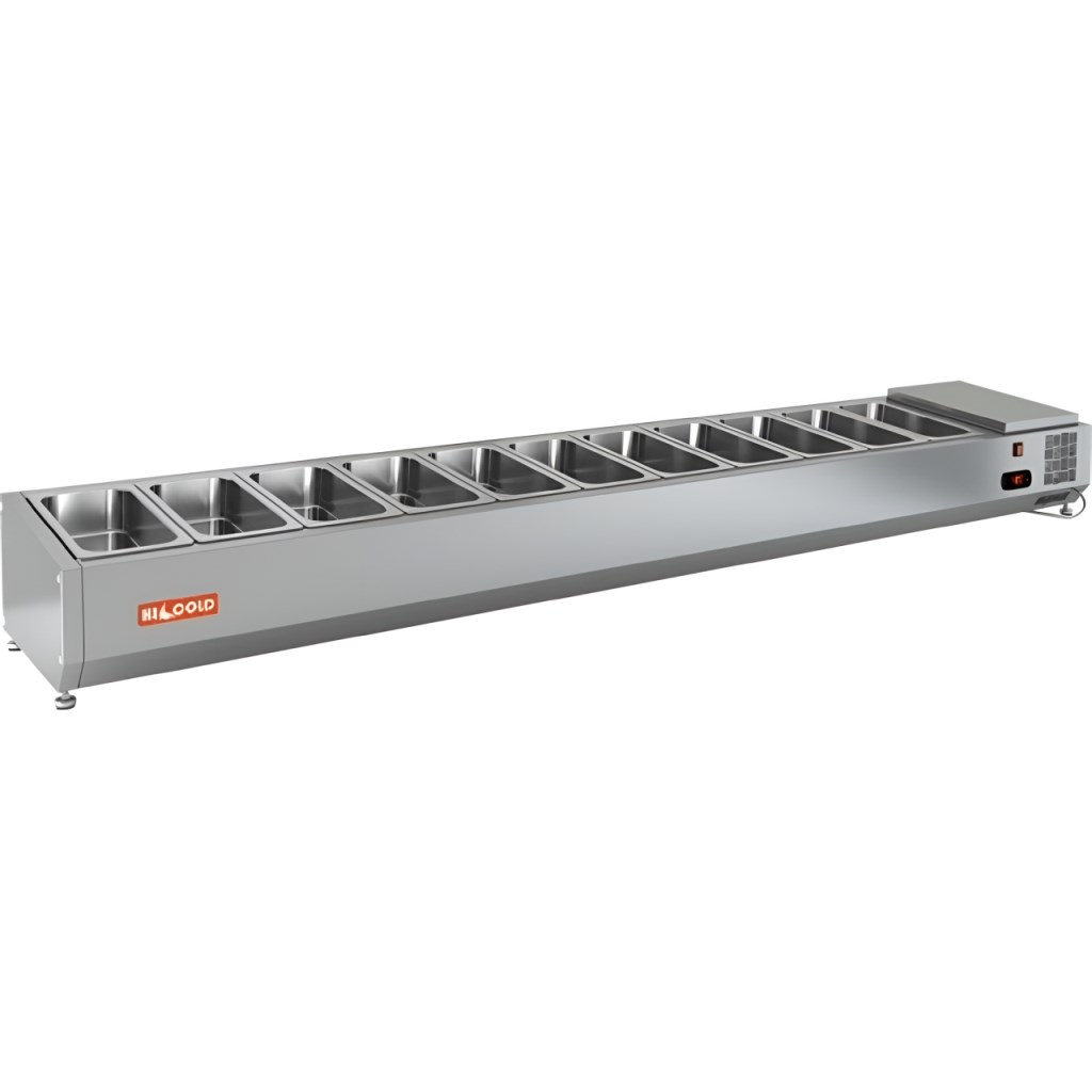 Витрина холодильная для ингредиентов HICOLD VRTO 2280 к PZ3 (1/3)