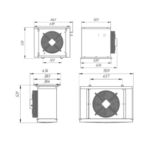 Сплит-система холодильная низкотемпературная Intercold LCM 316 FT Evolution - Изображение 3