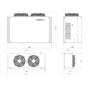Сплит-система холодильная низкотемпературная Intercold LCM 434 PR FT (опция -10° С) - Изображение 4