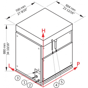 Льдогенератор Brema M800 Split (чешуя) - Изображение 3