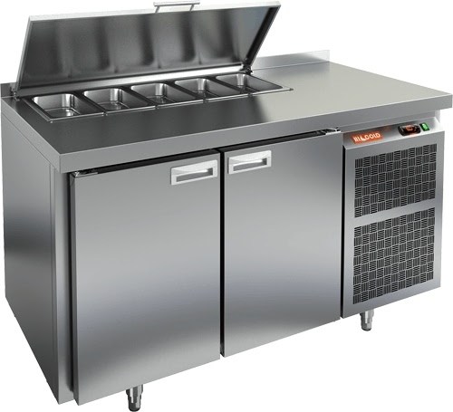 Стол холодильный для салатов HiCold SL2-11SN (1/6)
