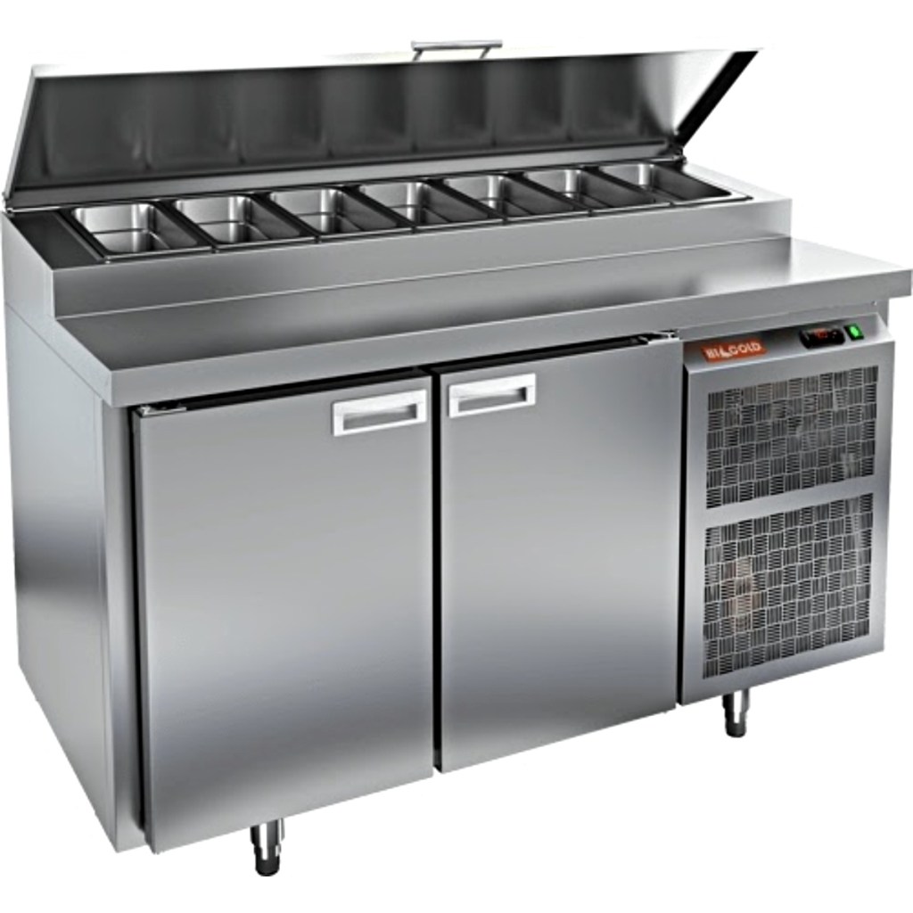 Стол холодильный для пиццы HiCold PZ1-11/GN (1/3H) (R290)