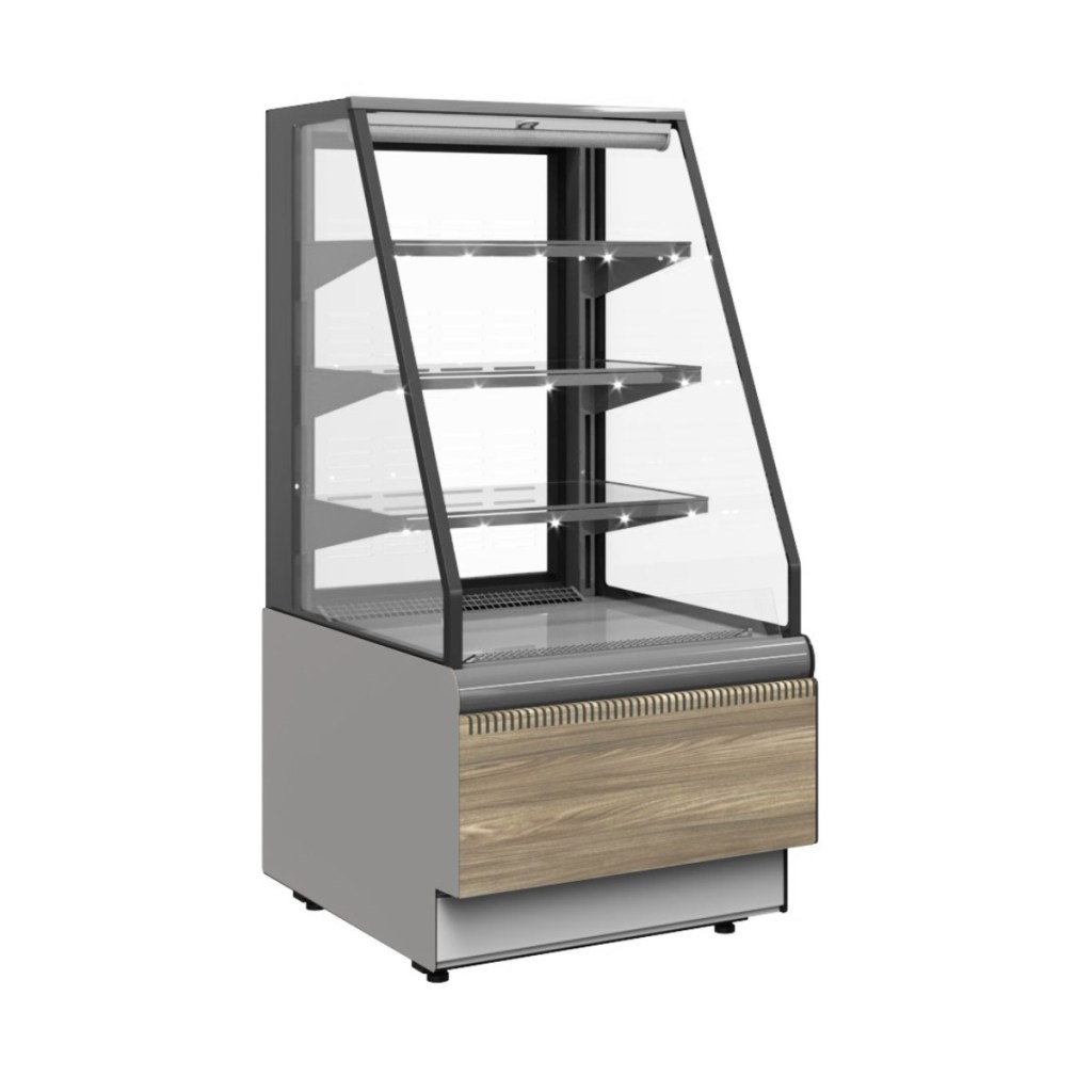 Витрина кондитерская Carboma KC70 VM 0,6-2 Standard Паттерн открытая (0110 Мариель)