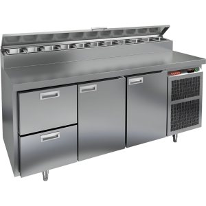 Стол холодильный для пиццы HiCold PZ2-211/GN (1/6H)