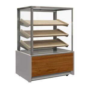 Витрина кондитерская Carboma KC70 N 0,9-2 Light Паттерн (0107 Ольха) хлебная, без стекла