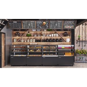 Витрина кондитерская Carboma KC78-130 VV 0,9-2 (открытая) (9005) - Изображение 2