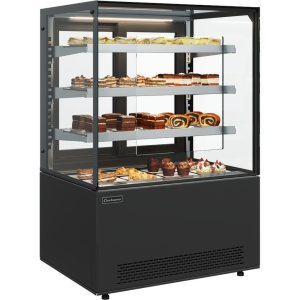 Витрина кондитерская Carboma KC78-130 VV 1,2-2 (9005) (self, оргстекло) открытая 