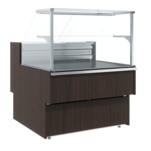 Витрина холодильная Carboma GC110 VM 1,25-1 (ВХС-1,25 Carboma CG 110 (динамика)) (1005 венге)