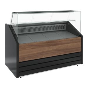 Витрина холодильная Carboma GC75 SV 1,5-1 фронт нестандартный цвет