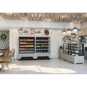 Горка холодильная Carboma FC20-07 VM 1,9-2 (версия 2.0) (ночная шторка) (9006-9005) - Изображение 5