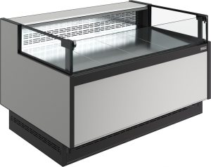 Витрина холодильная Carboma GC110 SM 1,25-2 открытая без боковин (версия 2.0) (9006-0430)