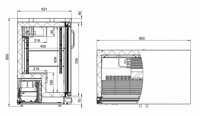 Шкаф холодильный Polair TD102-Bar - Изображение 3