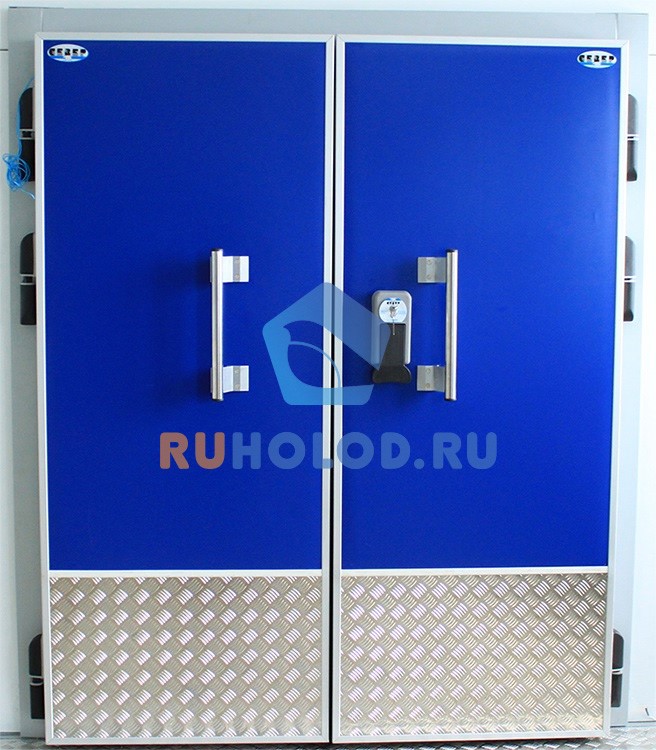 Дверь холодильная распашная двустворчатая СТ-РДД-1400*2000/80