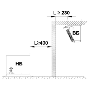 Сплит-система холодильная низкотемпературная Север BGSF 425 S с ВПУ - Изображение 4