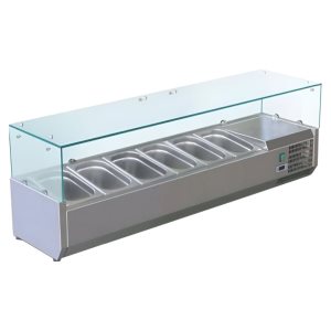 Витрина холодильная настольная HURAKAN HKN-VRX1400/330